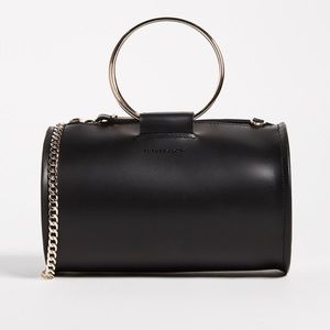 Margaux Leather Duffel Bag with Circle Handle